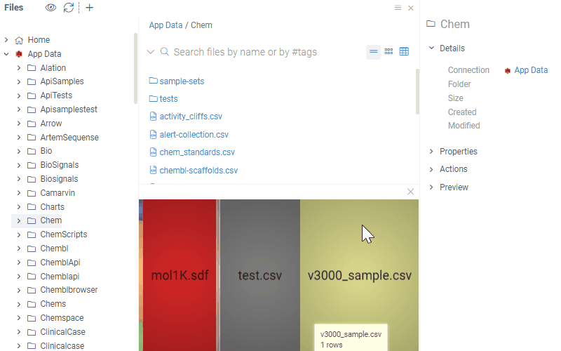 Suggest an application based on file types
