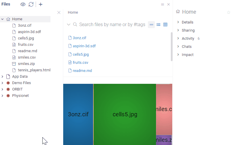 File browsing and preview