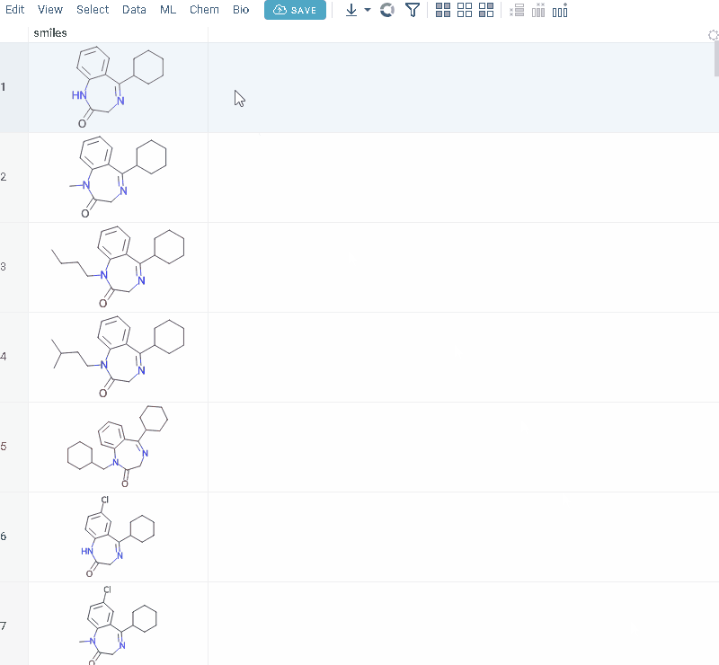 Only match at R groups