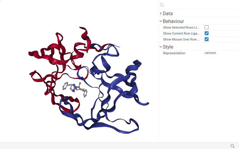 NGL viewer macromolecule representations