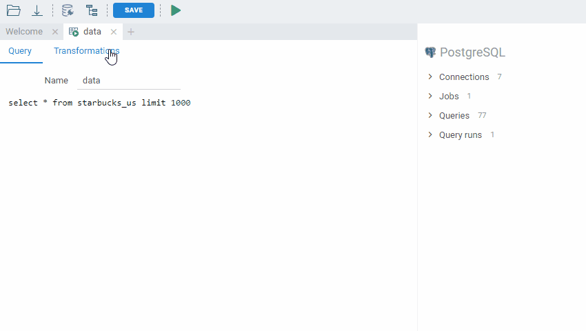 Transform Query Transform query