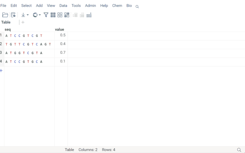 Get region for Macromolecule