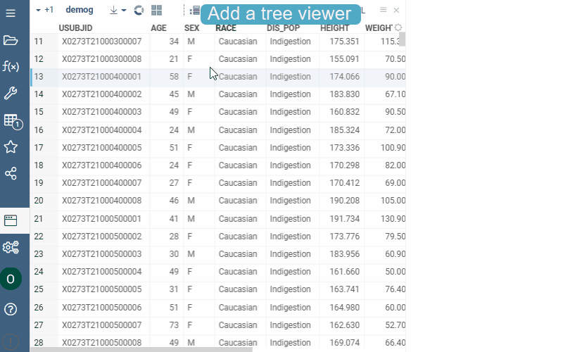 Tree viewer Tree viewer
